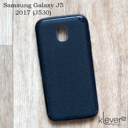 TPU чохол накладка Elysian rain для Samsung Galaxy J5 2017 (j530) (чорний із блискітками)