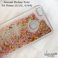 TPU Чохол накладка Aquarium stars для Xiaomi Redmi Note 5A Pro 3/32, 4/64 (stars&pink sequins)