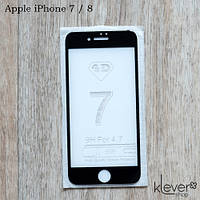 Захисне 4D скло для Apple iPhone 7/8 (black)