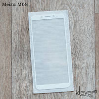 Захисне скло Full Cover для Meizu M6S  ⁇  білий  ⁇  DK