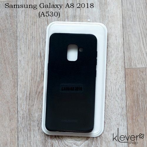 TPU чохол накладка Molan Cano Jelly Case для Samsung Galaxy A8 2018 (A530) (чорний)