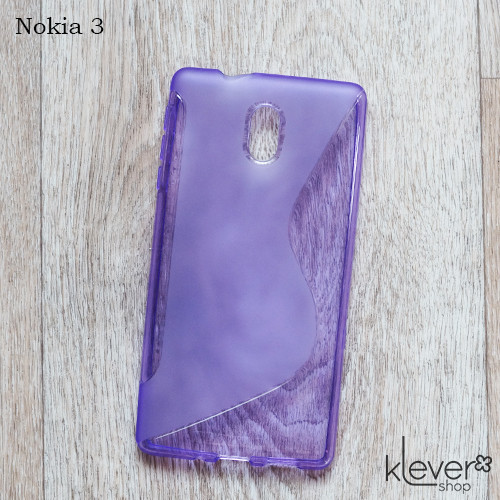 Чохол накладка S-Line для Nokia 3 (фіолетовий)
