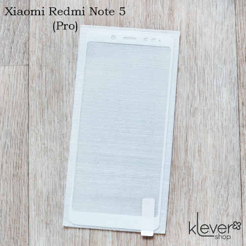 Захисне скло 2,5D Full Cover для Xiaomi Redmi Note 5 (white silk)