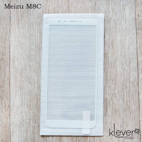 Захисне скло 2,5D для Meizu M8C (white silk)