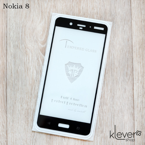 Захисне скло для Nokia 8, Mietubl, Full Glue