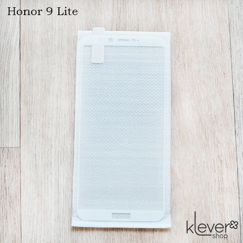 Захисне скло 2,5D Full Cover для Honor 9 Lite (white silk)