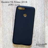 Силиконовый чехол накладка Candy для Huawei Y6 Prime 2018 (ATU-L31) (black)