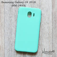 Силиконовый чехол Candy для Samsung Galaxy J4 2018 (J400) (мятный)