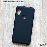 Ультратонкий силіконовий чохол накладка Candy для Xiaomi Redmi Note 6 Pro (чорний)