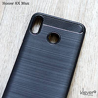 TPU чехол накладка для Honor 8X Max (ARE-AL00) (black "Carbon")