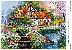 Схема для вишивки бісером Казковий будиночок