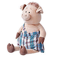 Свинка в комбинезоне, 60 см, «Same Toy» (THT705)