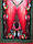 Довга жіноча колоритна туніка кафтан оздоблена стразами навколо декольте №11961, фото 2