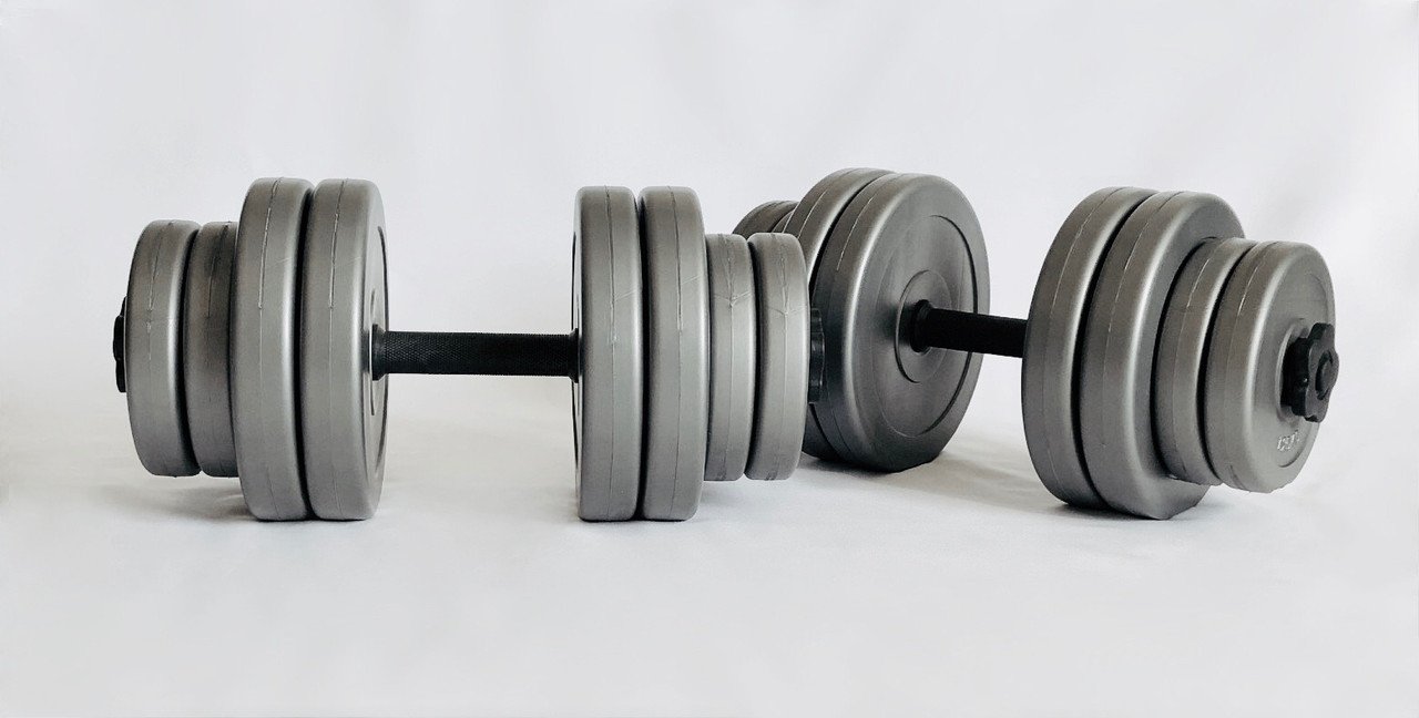 Гантелі 2х15кг GREY WCG