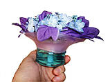 Штучні квіти — букет з ароматом "Фіалки", фото 2