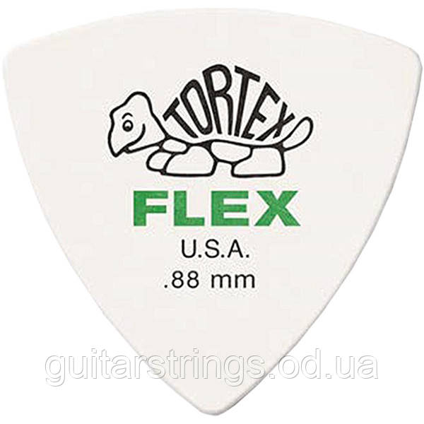 Медиатор Dunlop 456R.88 Tortex Flex Triangle 0.88 mm - фото 1 - id-p845082103