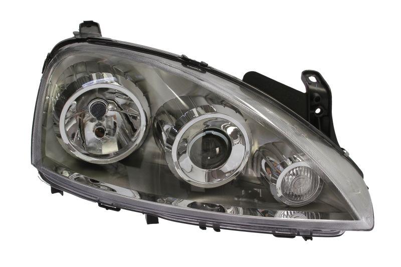 Права передня фара Opel Combo 2002-2004 H7/H7, авт. регул. 442-1136R-LD-EM