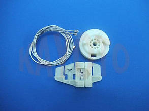 Ремкомплект склопідіймача Citroen C3 2002-2009 задні права дверцята (СУСІЛЕННИЙ)