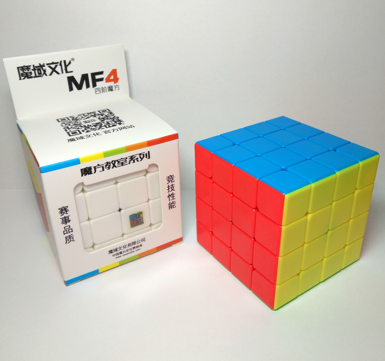 Кубик Рубіка 4x4 MoYu MF4, кольоровий пластик, фото 1