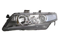 Ліва передня фара Honda Accord VII 2005-2008 H1/H1 ел., реєстр.чорна рамка 217-1162L-LDEM2