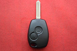 Ключа Рено logan, duster, sandero, dacia корпус гарної якості 2 кнопки Польща