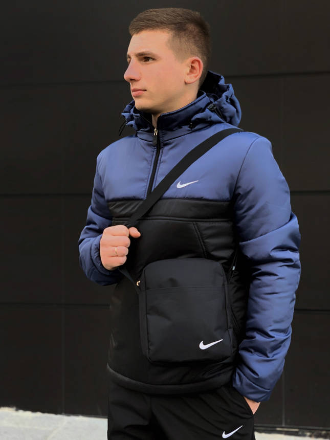 Вітровка Анорак Найк, Nike + Штани + подарунок Барсетка, фото 2