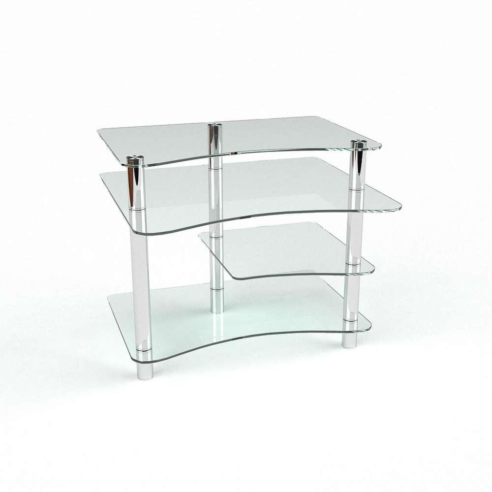 Скляний комп'ютерний стіл Капітошка БЦ-стіл, фото 1