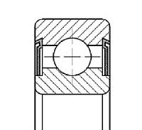 Подшипник 80017 (607 ZZ)