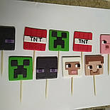 Набір для прикрашання торту "Майнкрафт", фото 2