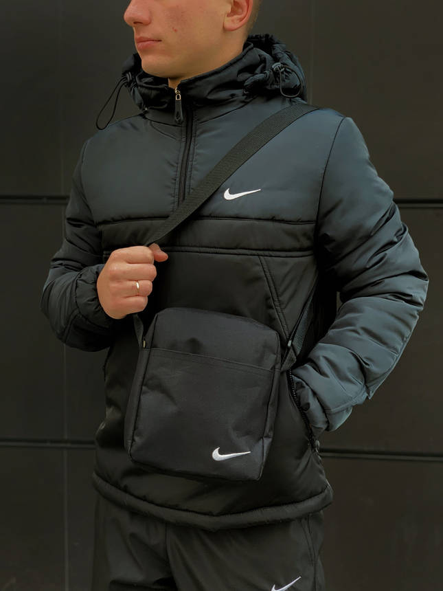 Вітровка Анорак Найк, Nike + Штани + подарунок Барсетка, фото 2