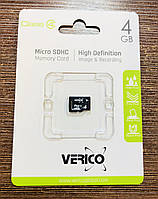 Карта памяти 4Gb micro SD Verico