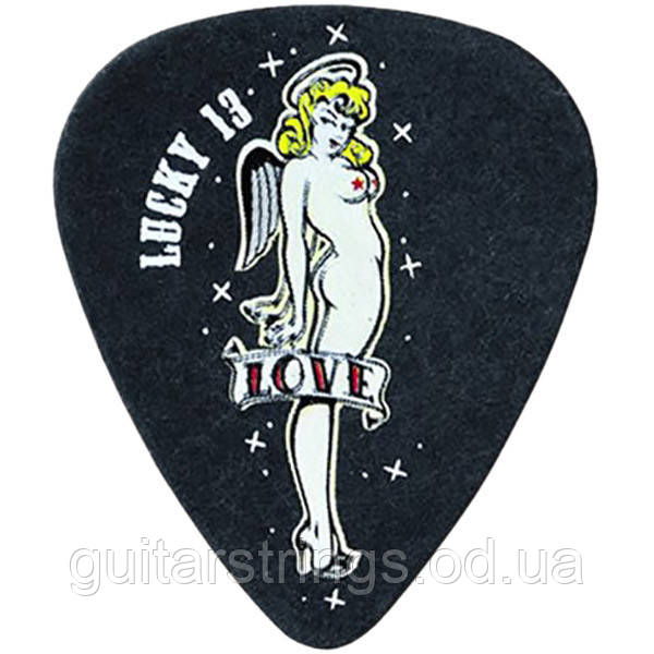 Медіатор Dunlop L09R.60L13B Lucky 13 Love Girl 0.60 mm, фото 1