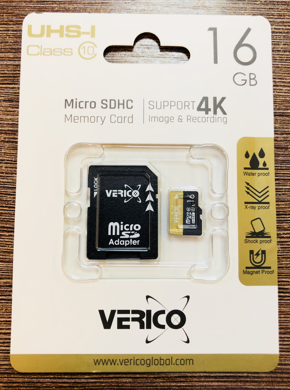 Картка пам'яті 16 Gb micro SD Verico 