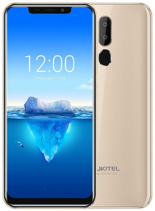 Oukitel c12 Pro (Gold) 2/16Гб ,6,18 "19:9 Android 8,1 +бампер