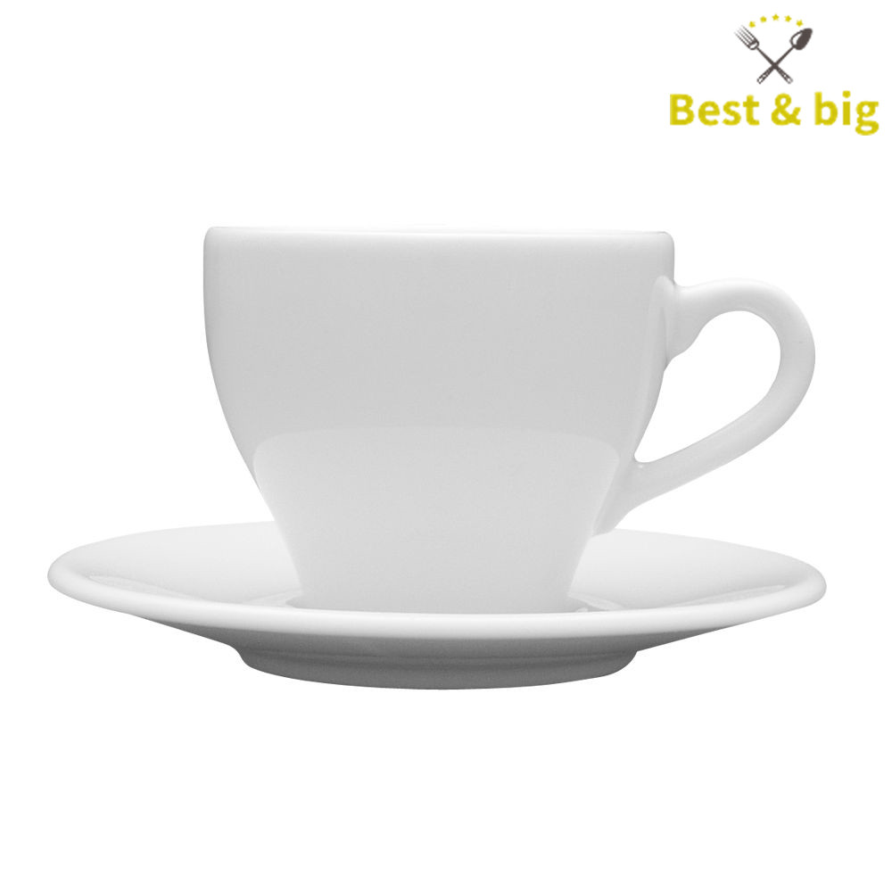 Чашка для кофе (кофейная) / Чашка для чая (чайная) с блюдцем 290 мл (Lubiana) Paula