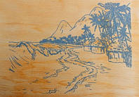 Дощечка для випалювання "Долина" А5 (сорт 0)