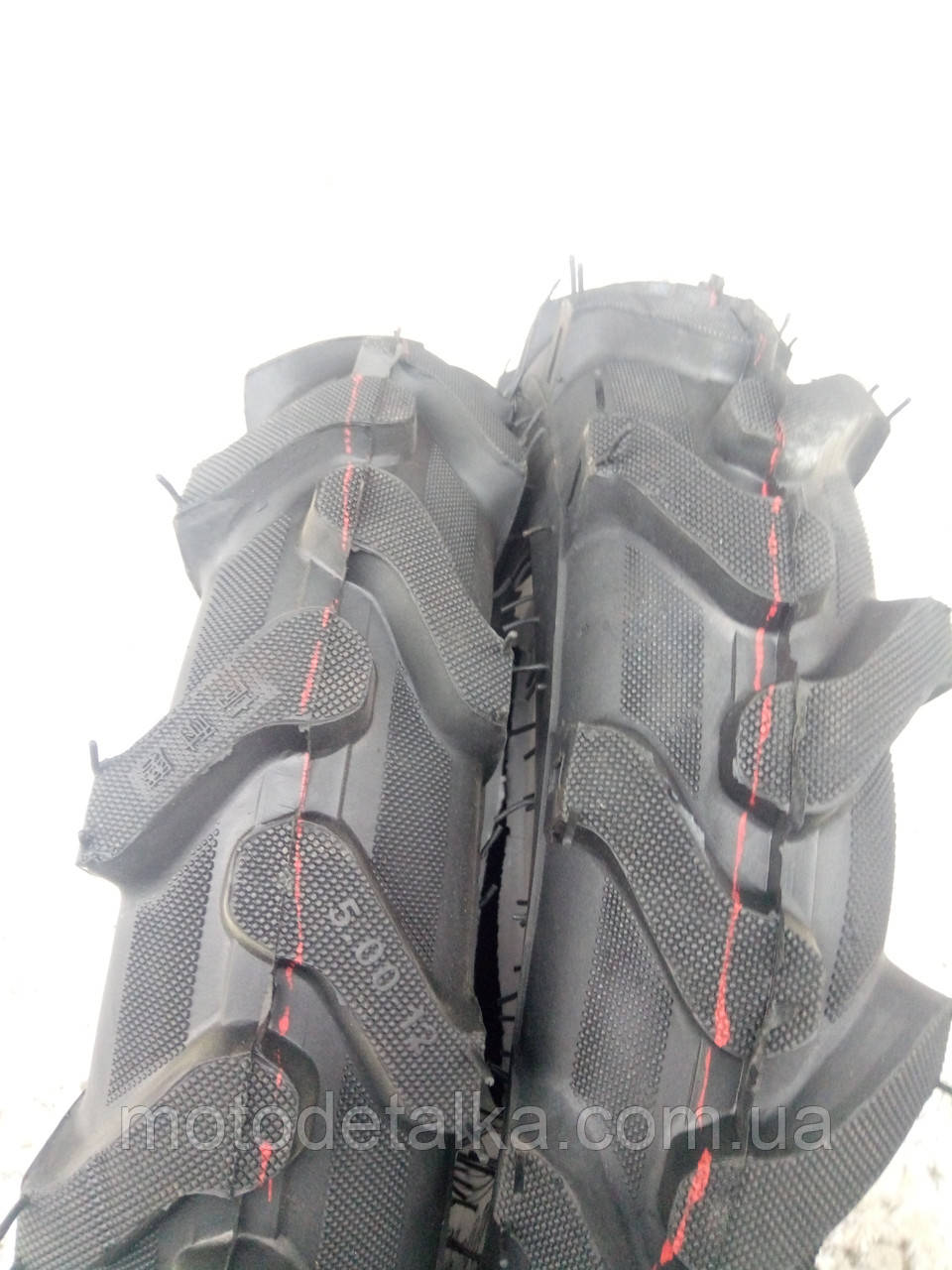 Покришка з камерою для культиватора, розмір 5.00-12., фото 1