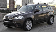 Стекло ветровое (лобовое) BMW X5 (E70) (Внедорожник) (2006-2013), BENSON, Ветровое зелен.-ТТЗ полоса голуб.