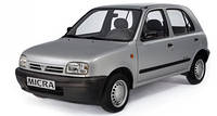 Стекло ветровое (лобовое) Nissan Micra K11 (Хетчбек) (1992-2003), BENSON, Ветровое зелен. полоса голуб.,