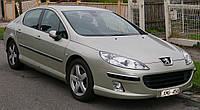 Стекло ветровое (лобовое) Peugeot 407 (Седан, Комби) (2004-2010), BENSON, Ветровое зелен.-ТТЗ полоса голуб.