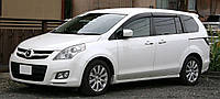 Стекло ветровое (лобовое) Mazda 8/MPV (Минивен) (2006-), BENSON, Ветровое зелен. полоса голуб., крепл. зеркала