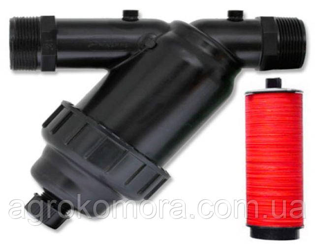 Фільтр дисковий 1,1/2" 120 mesh, до 10 м3/годину, Irritec, фото 1