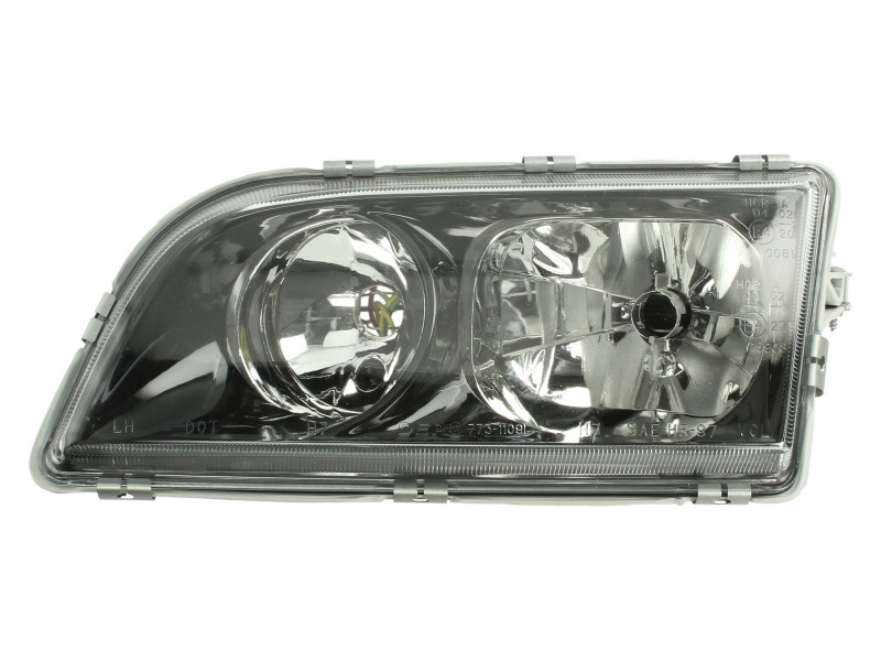 Ліва передня фара Volvo S40 2000-2003 H7/H7 авт.регул. (чорна рамка) 773-1109L-LDEN2