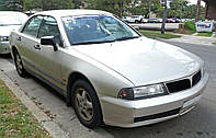 Стекло ветровое (лобовое) Mitsubishi Sigma/Diamante/Magna (Седан) (1996-2005), BENSON, Ветровое зелен. полоса