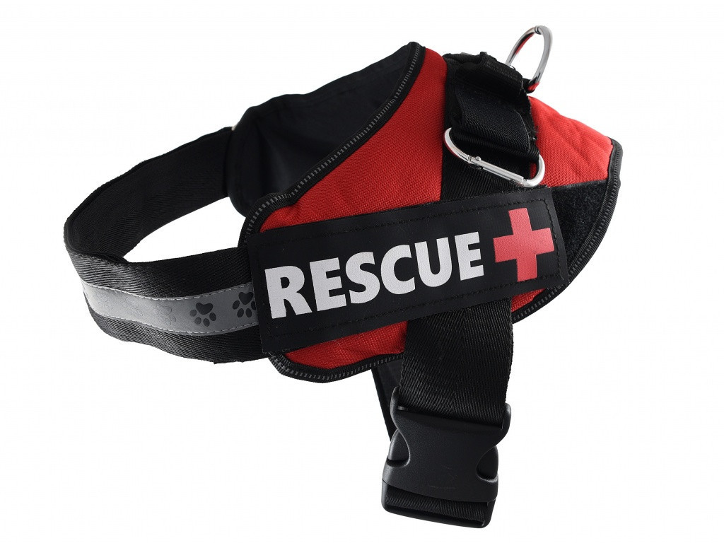 Шлея посилена Pet Nova Rescue+ XL 70-90 см Червоний