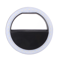 Селфи кольцо универсальное Selfie Ring Light USB черный RK-12 (RK12) кольцо для селфи вспышка подсветка usb