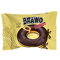 Кекс Brawo Donut з начинкою какао в глазурі 50 г