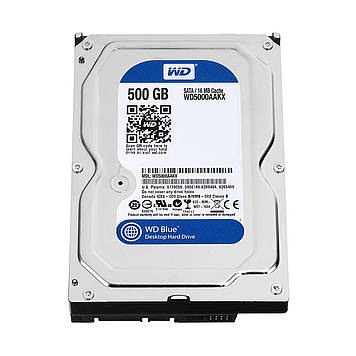 Жесткий диск Western Digital Blue 500GB 7200rpm 16MB (WD5000AAKX) 3.5" SATAIII