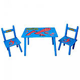 Набір дитячих меблів Столик + 2 стільчика «Людина-павук» м 0294 КИЇВ, фото 2