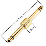 Перехідник для педалей ефектів Джек моно-Джек моно 6.3=6.3, фото 2